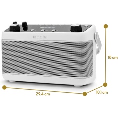 Roberts Blutune 7 Stereo DAB/DAB+/FM Radio - White Roberts Blutune 7 Stereo DAB/DAB+/FM Radio - White