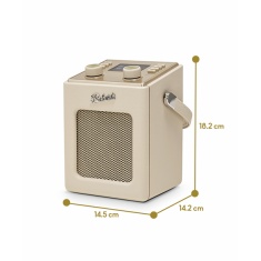 Roberts Revival Mini2 DAB+/FM Portable Radio With Bluetooth - Pastel Cream Roberts Revival Mini2 DAB+/FM Portable Radio With Bluetooth - Pastel Cream