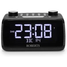 Roberts Ortus 4 Large Digit DAB+/FM Radio With Bluetooth Clock Radio - Black Roberts Ortus 4 Large Digit DAB+/FM Radio With Bluetooth Clock Radio - Black