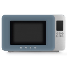 Smeg MOC01SBMUK 900W Microwave with Grill 29L - Storm Blue Smeg MOC01SBMUK 900W Microwave with Grill 29L - Storm Blue