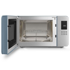 Smeg MOC01SBMUK 900W Microwave with Grill 29L - Storm Blue Smeg MOC01SBMUK 900W Microwave with Grill 29L - Storm Blue