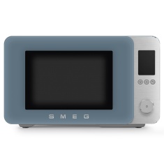 Smeg MOC02SBMUK 900W Combi Microwave with Oven Air Fry & Grill 27L - Storm Blue Smeg MOC02SBMUK 900W Combi Microwave with Oven Air Fry & Grill 27L - Storm Blue