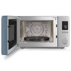 Smeg MOC02SBMUK 900W Combi Microwave with Oven Air Fry & Grill 27L - Storm Blue Smeg MOC02SBMUK 900W Combi Microwave with Oven Air Fry & Grill 27L - Storm Blue