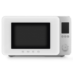 Smeg MOC02WHMUK 900W Combi Microwave with Oven Air Fry & Grill 27L - White Smeg MOC02WHMUK 900W Combi Microwave with Oven Air Fry & Grill 27L - White