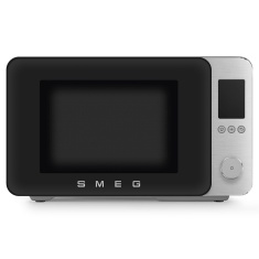 Smeg MOC02BLMUK 900W Combi Microwave with Oven Air Fry & Grill 27L - Black Smeg MOC02BLMUK 900W Combi Microwave with Oven Air Fry & Grill 27L - Black