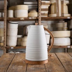 Morphy Richards 103102 Clay 1.7L Jug Kettle - China Clay (White) Morphy Richards 103102 Clay 1.7L Jug Kettle - China Clay (White)