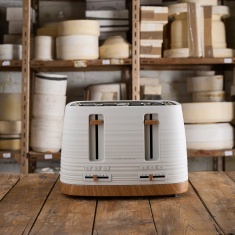Morphy Richards 243102 4 Slice Toaster - China Clay (White) Morphy Richards 243102 4 Slice Toaster - China Clay (White)