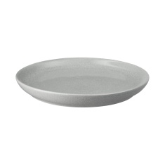 Denby Elements Medium Coupe Plate - Light Grey Denby Elements Medium Coupe Plate - Light Grey