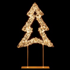 Premier Twinkling Lit Table Top Tree 45cm - Rose Gold Premier Twinkling Lit Table Top Tree 45cm - Rose Gold