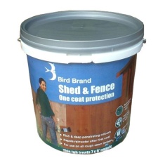 Bird Brand Shed & Fence One Coat Wood Preserver 5L - Autumn Gold Bird Brand Shed & Fence One Coat Wood Preserver 5L - Autumn Gold
