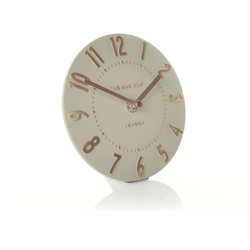 Thomas Kent Rose Gold Mantel Clock