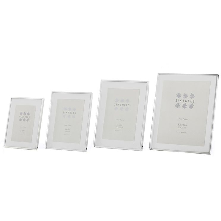 Sixtrees Park Lane Photo Frame - Silver Plated - 8x10