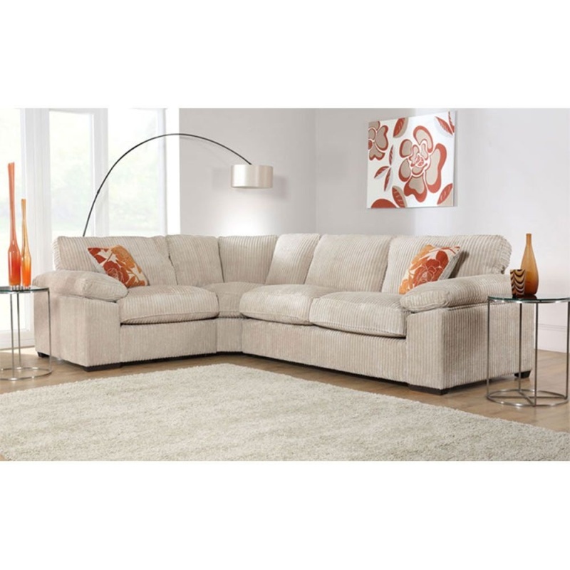 Dexter 4 Seater Corner Sofa - Right Hand Facing LH1/COR/RH2 - Fabric Grade A