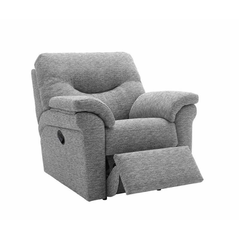 G Plan Washington Recliner Chair - Manual Recliner - Fabric - Grade B