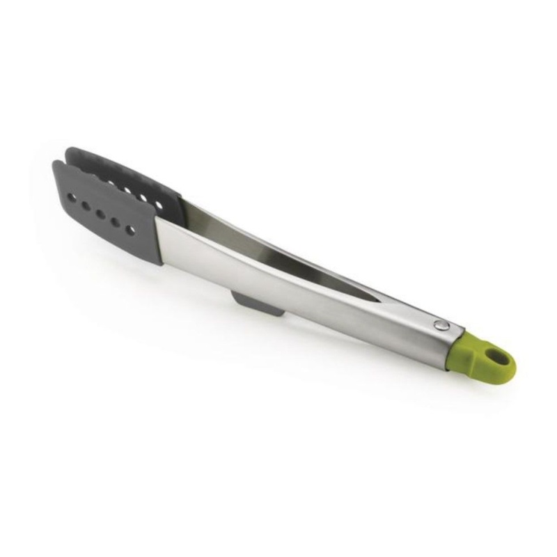 Elevate 12 Stainless Steel Tongs Grey / Green