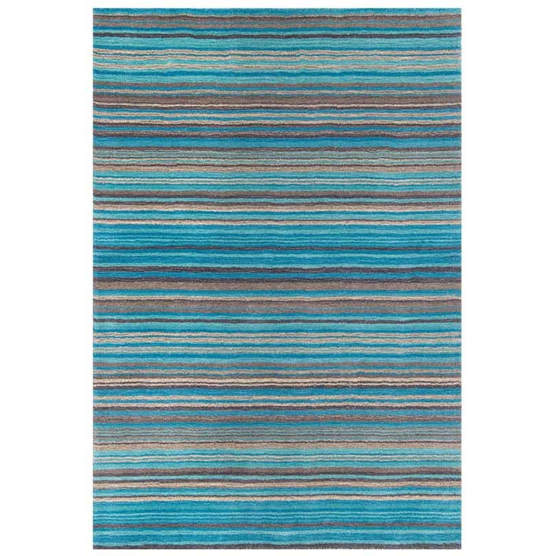 Melrose Interiors Melrose Carter Teal Rug - Blue