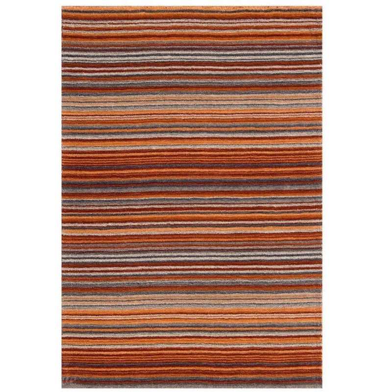 Melrose Interiors Melrose Carter Rust Rug - Orange