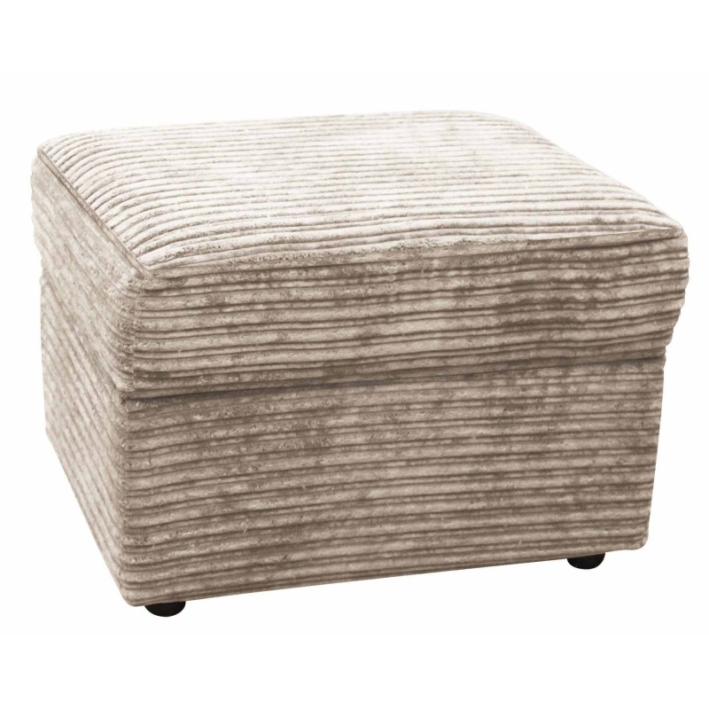 Dexter Storage Footstool - Patterned Fabric