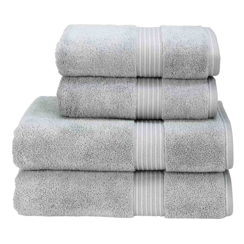 Christy Supreme Bathroom Towel - Silver - Face