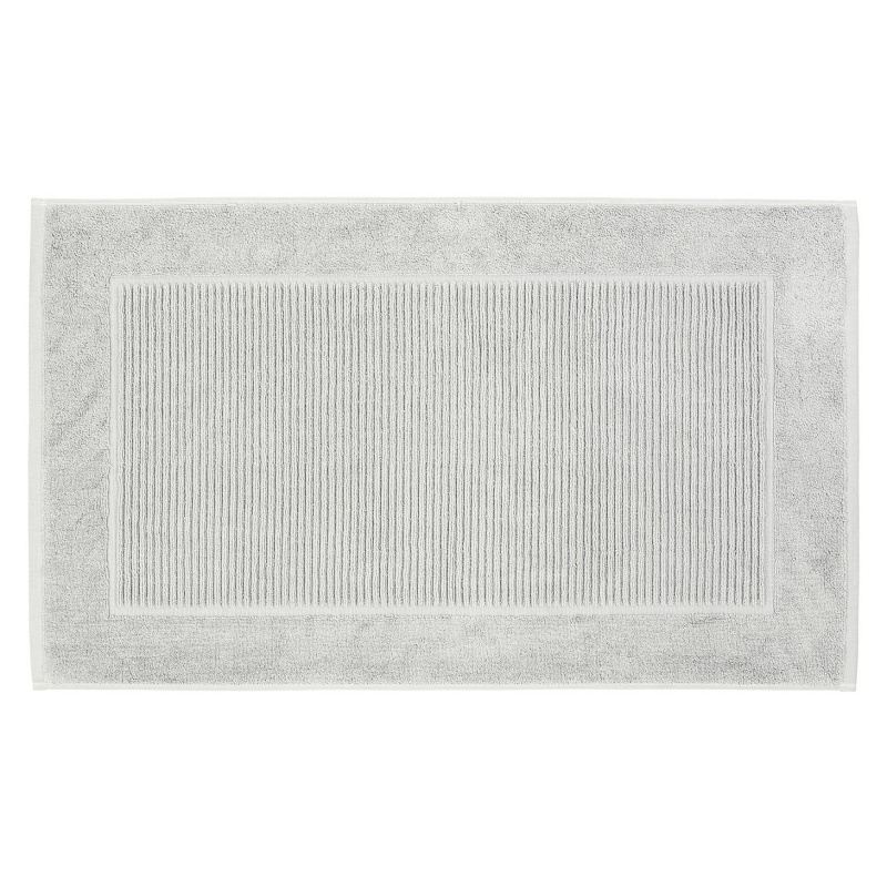 Christy Supreme Terry Towelling Bath Mat 50 X 90cm - Silver