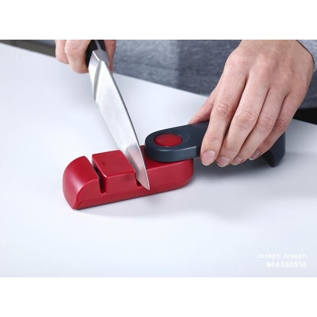 Joseph Joseph Rota Folding Knife Sharpener - Grey/Red