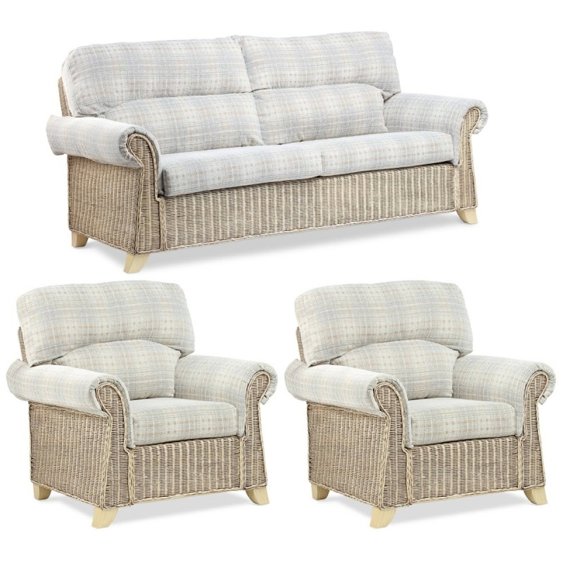 Desser Clifton Natural 3 Seater Suite - Grade B