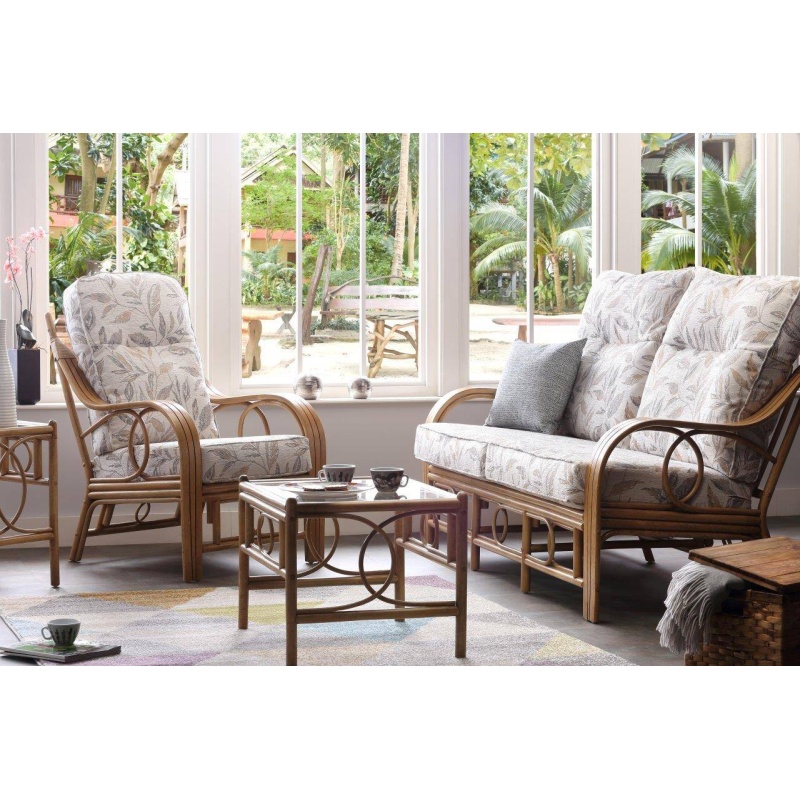 Desser Madrid Light Oak Suite - 2 Seater - Grade C