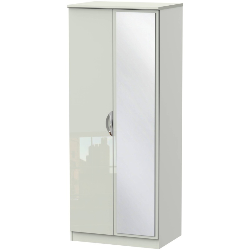 Cambourne Cam057 Double Mirror Wardrobe - Finish In White