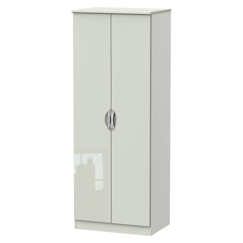 Cambourne Cam080 Tall Double Wardrobe - Finish In White