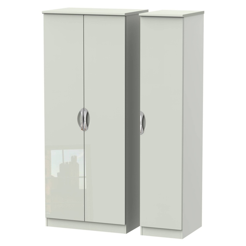 Cambourne Cam130 Triple Wardrobe - Finishes In White