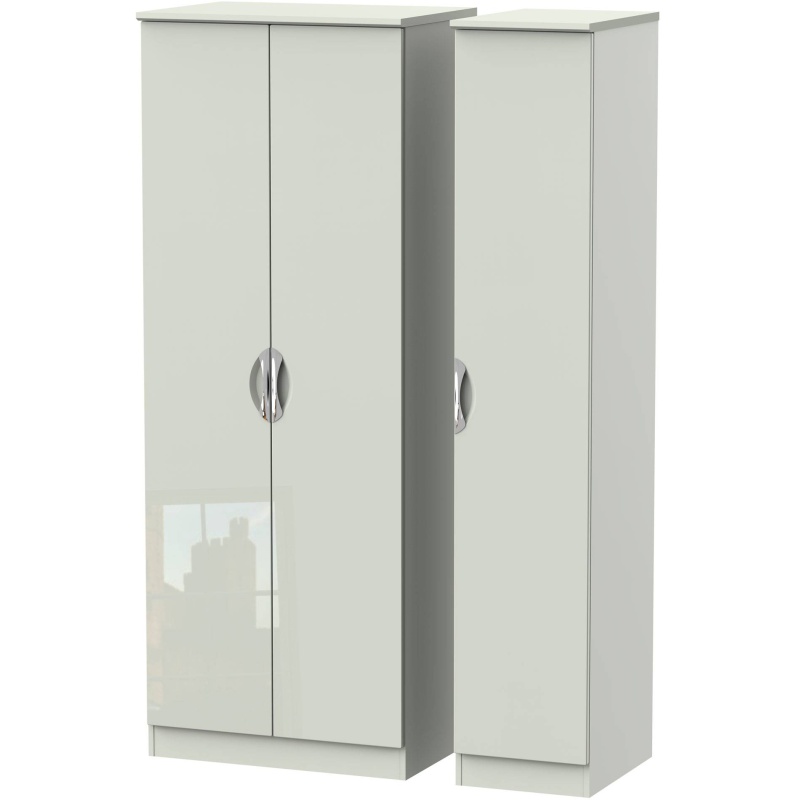 Cambourne Cam140 Tall Triple Wardrobe - Finish In White