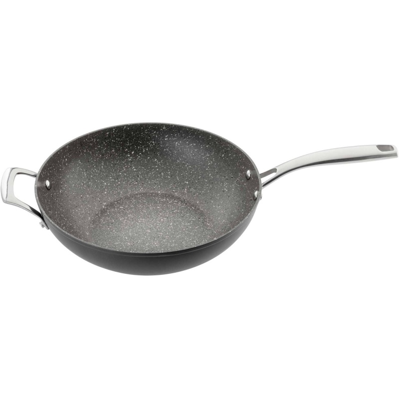 Stellar Rocktanium 30cm Wok In Black