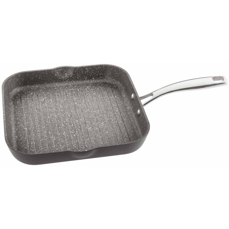 Stellar Rocktanium 26cm Grill Pan In Black