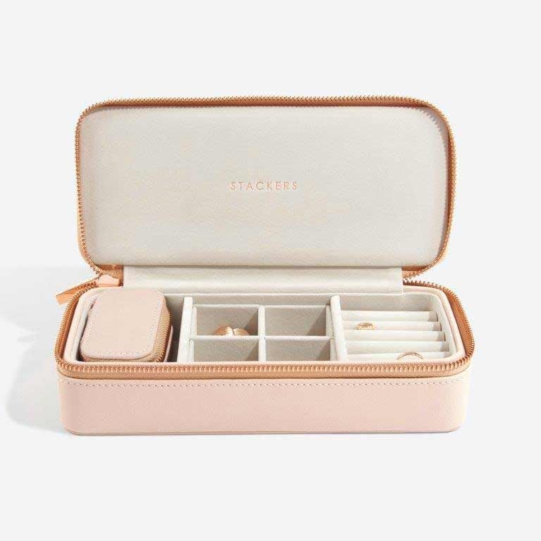 Stackers Blush Large and Petite Travel Box Set