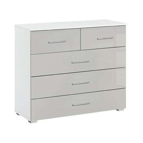 Stuttgart Soft Grey/Alpine White 23 Drawer Chest