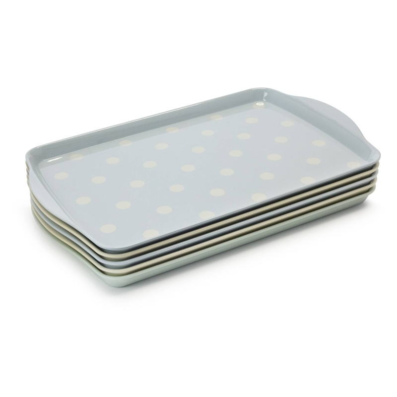 Zeal Classic Dotty Tray Neutral - 39cm X 24cm