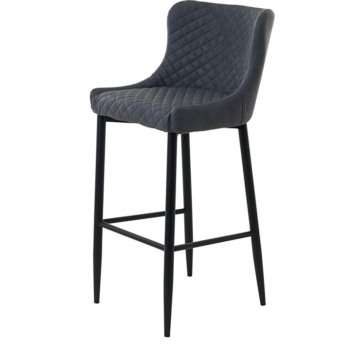 Seattle Barstool - Grey Vegan Leather