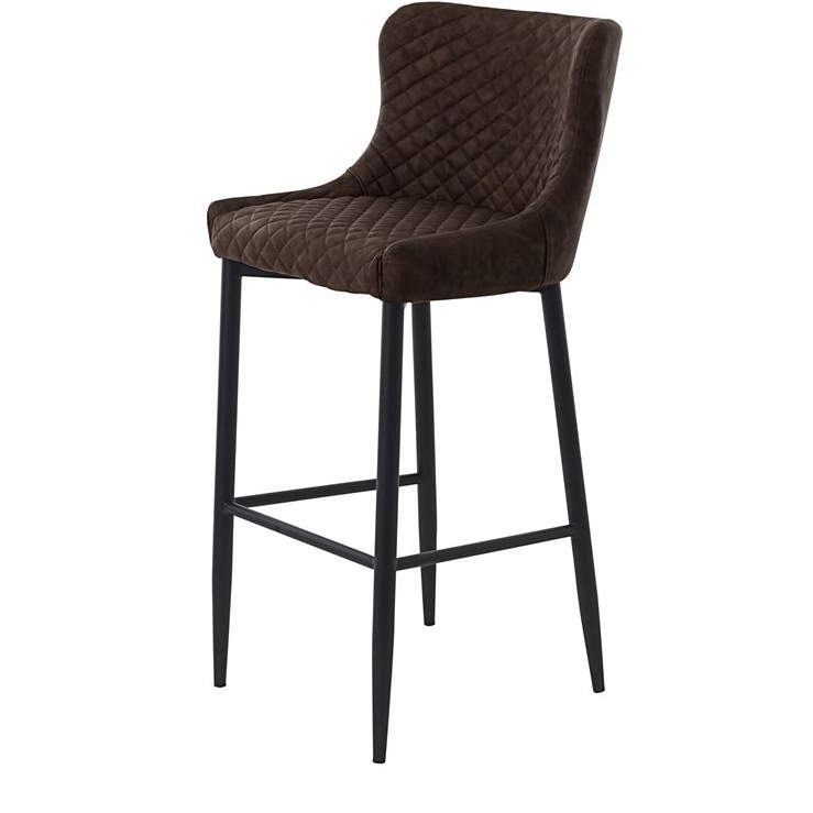 Seattle Bar Stool - Brown Vegan Leather