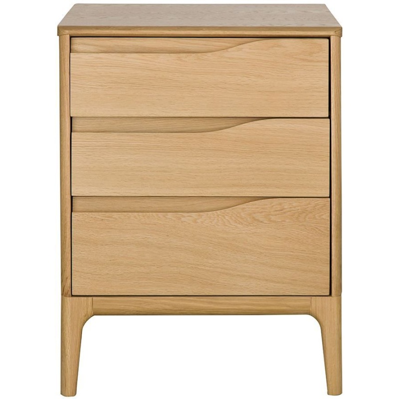 Ercol Rimini 3 Drawer Bedside Cabinet