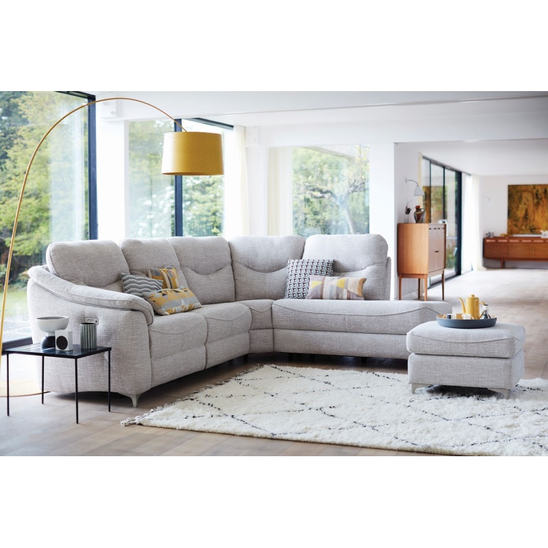 G Plan Jackson 4 Seater Corner Sofa With Chaise - Leather Grade N - LHF