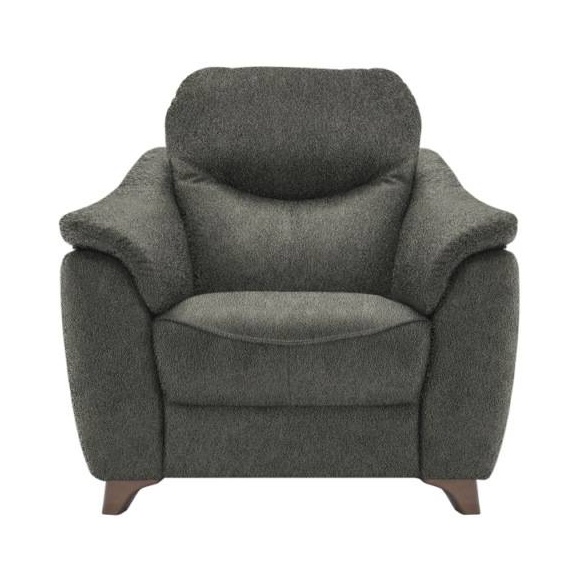 G Plan Jackson Recliner Chair - Manual Recliner - Fabric - Grade B