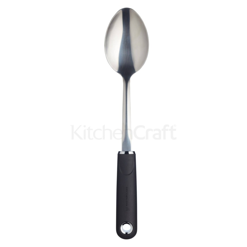 Masterclass Soft-Grip Stainless Steel Cooking Spoon