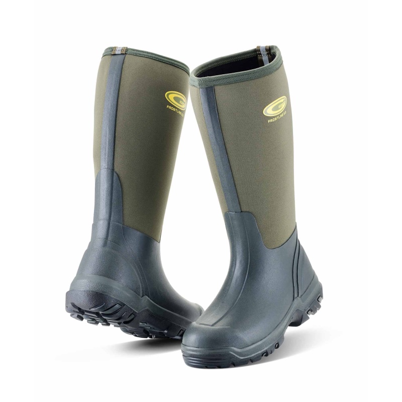 Grubs Frostline 5.0 Full Length Wellington Boots - Moss Green - 9