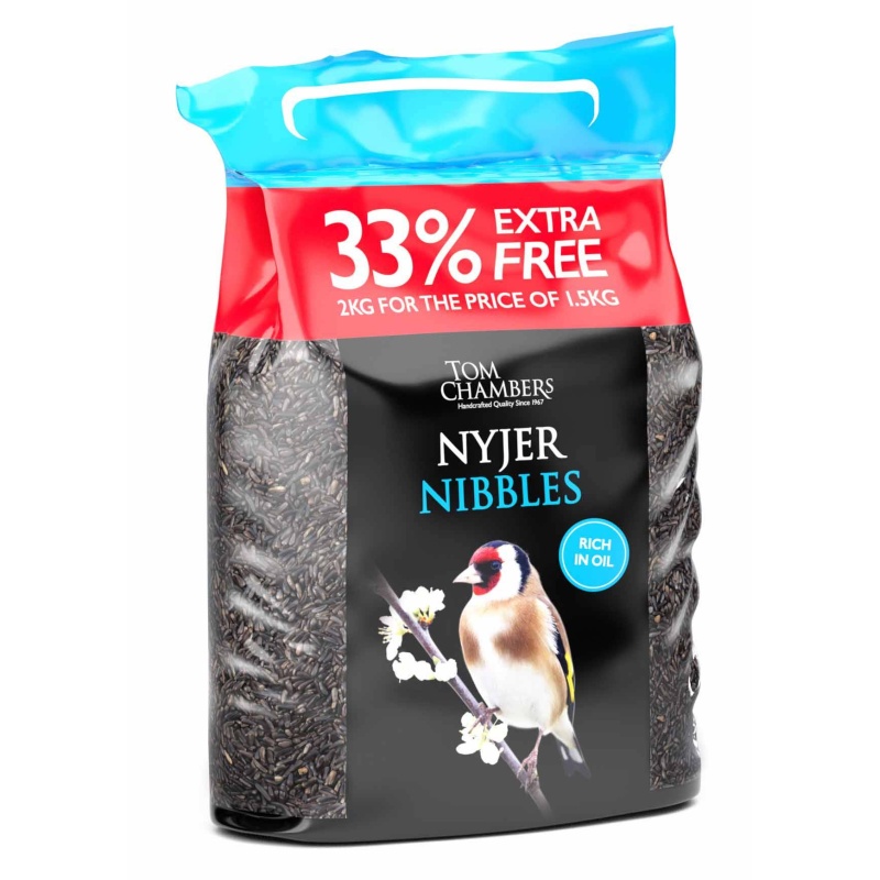 Tom Chambers Wild Bird Food Nyjer Nibbles - 2kg