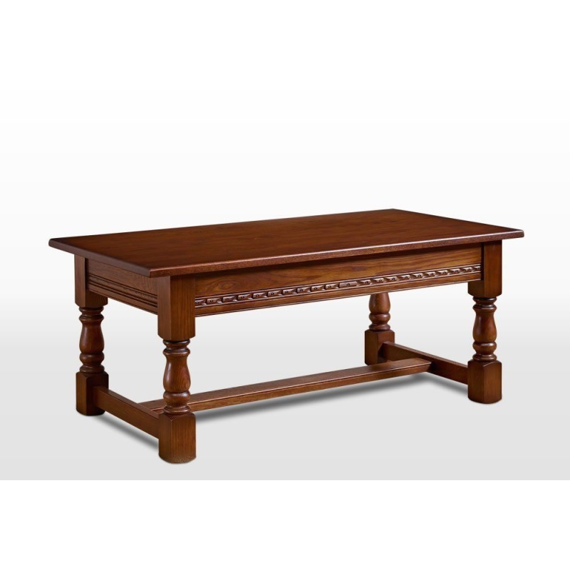 Wood Bros Old Charm Coffee Table OC2683 - Traditional Finish In Light WoodDark Wood