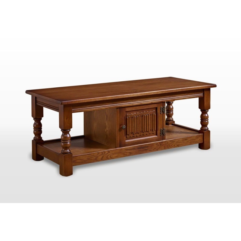 Wood Bros Old Charm Occasional Long Table OC1822 - Classic Finish In Light WoodDark Wood