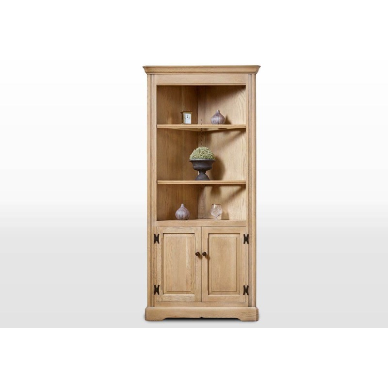 Wood Bros Old Charm Open Corner Cabinet Oc2996 - Traditional Finish