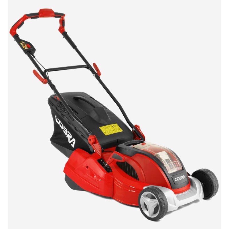 Cobra RM4140V 41cm Cordless/Battery Push Rotary Rear Roller Lawmower