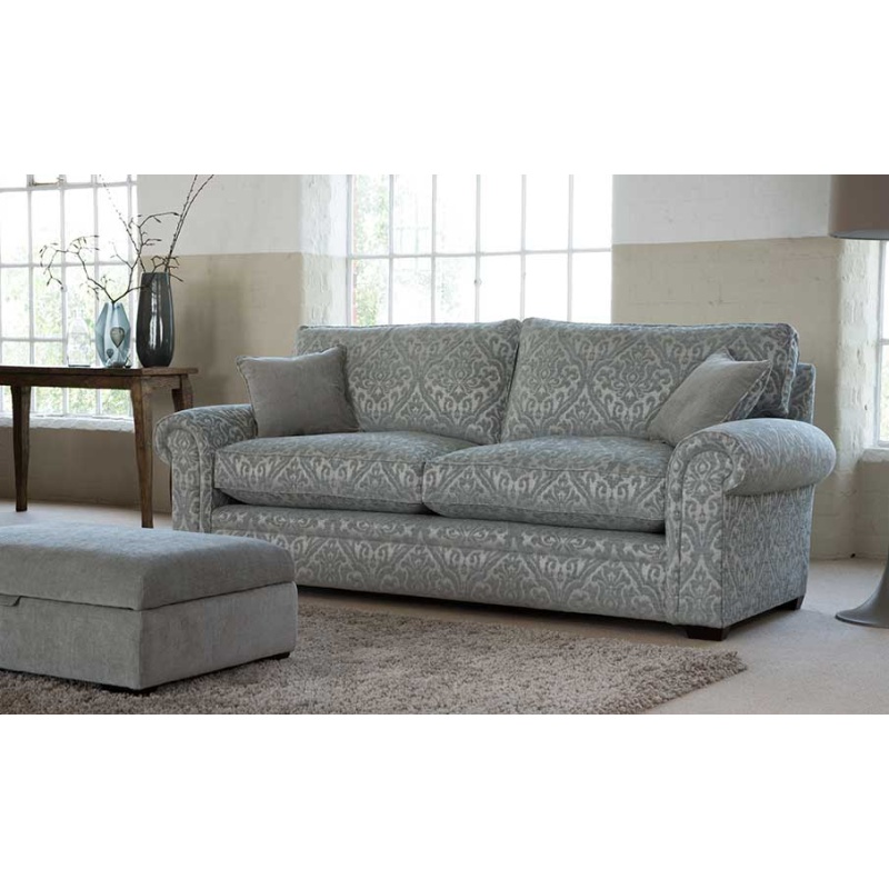 Parker Knoll Amersham Formal Back 2 Seater Sofa - Fabric Grade B