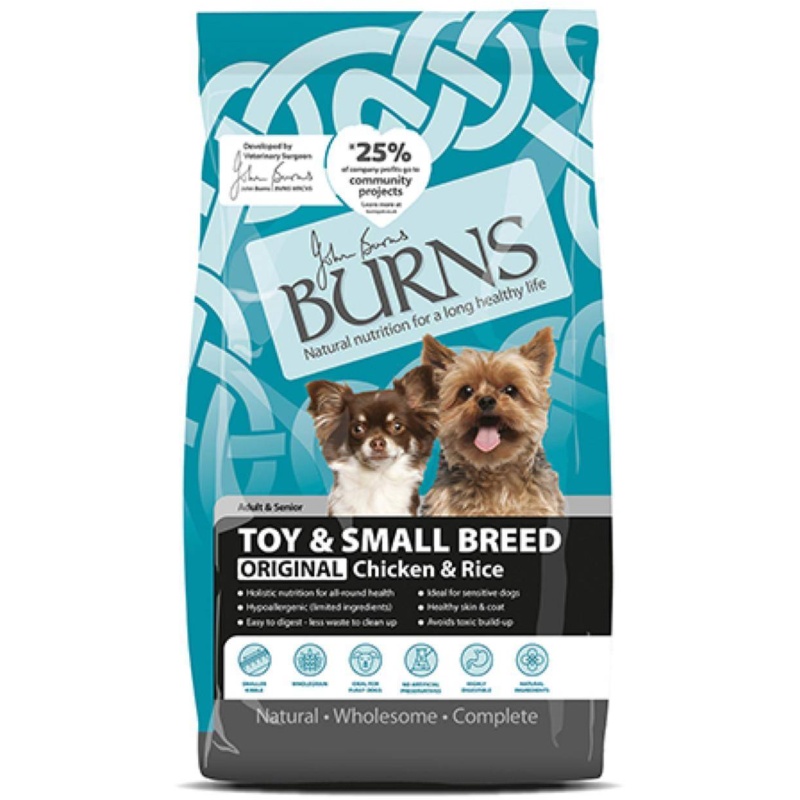 Burns Adult Small/Toy Breed Dog Food - 2kg